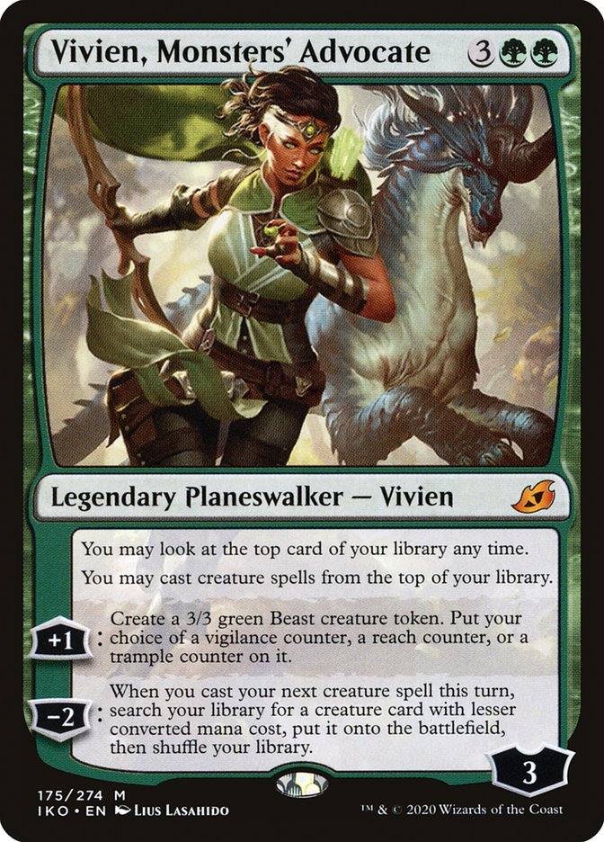 Vivien, Monsters' Advocate [Ikoria: Lair of Behemoths] Magic: The Gathering