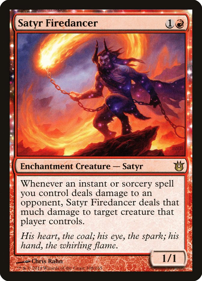Satyr Firedancer [Born of the Gods] Magic: The Gathering