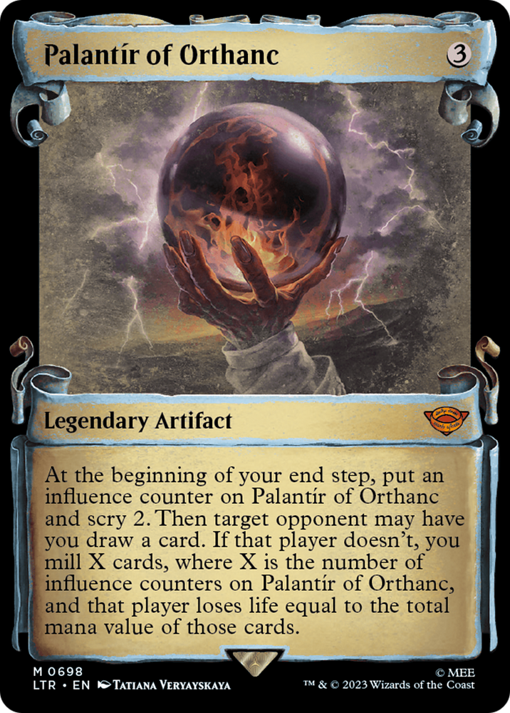 Palantir of Orthanc [The Lord of the Rings: Tales of Middle-Earth Showcase Scrolls] Magic: The Gathering