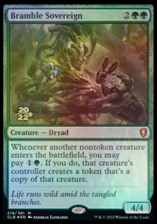 Bramble Sovereign [Commander Legends: Battle for Baldur's Gate Prerelease Promos] Magic: The Gathering
