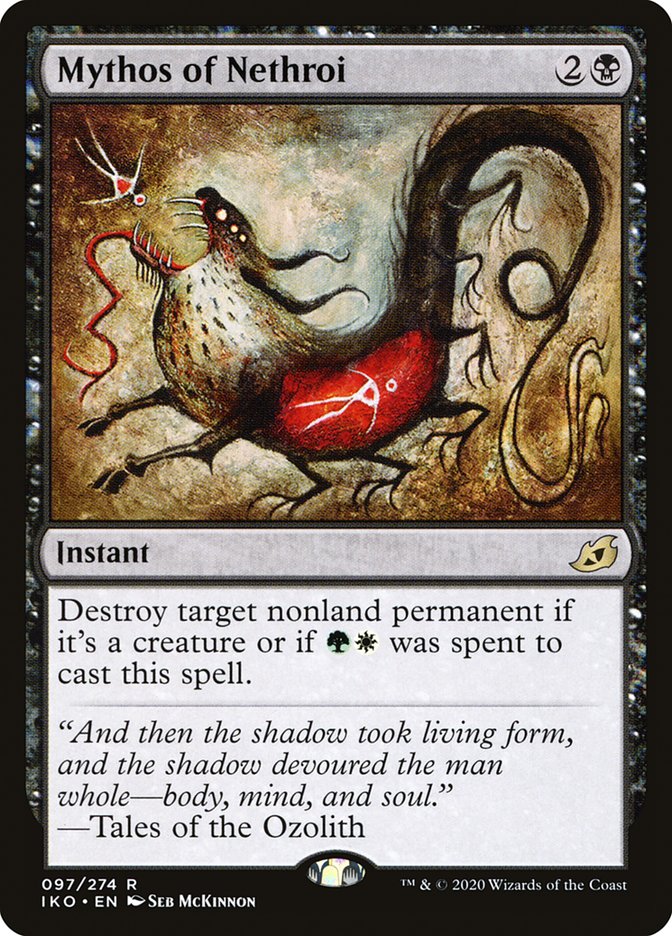 Mythos of Nethroi [Ikoria: Lair of Behemoths] Magic: The Gathering