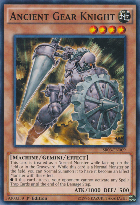 Ancient Gear Knight [SR03-EN009] Common Yu-Gi-Oh!