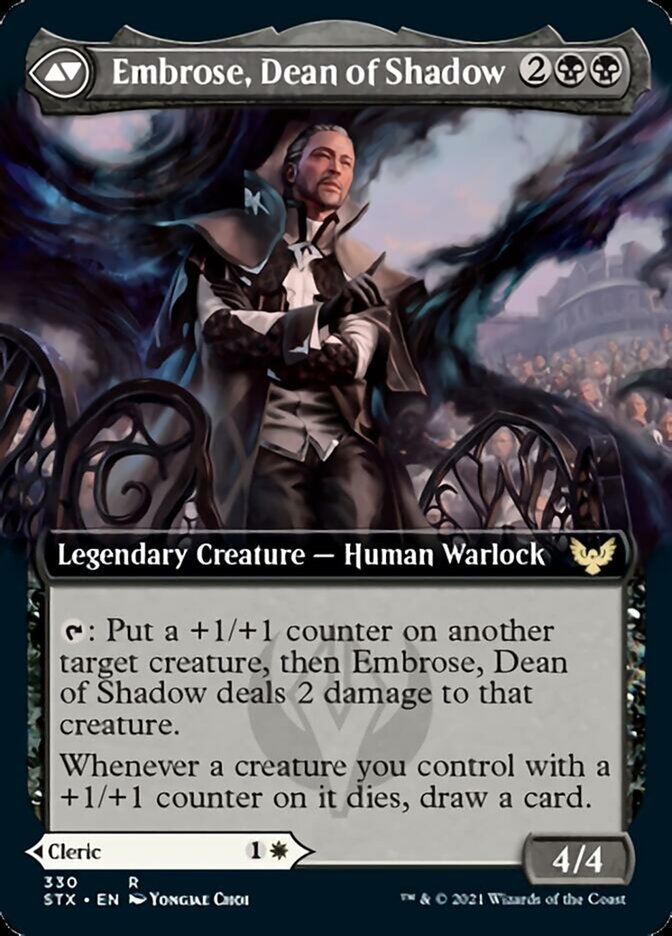 Shaile, Dean of Radiance // Embrose, Dean of Shadow (Extended Art) [Strixhaven: School of Mages] Magic: The Gathering
