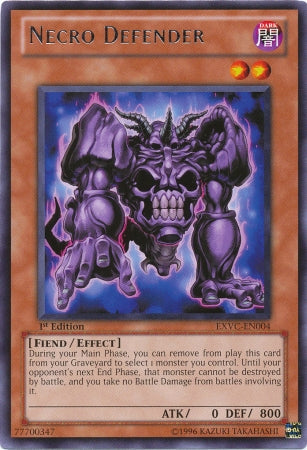 Necro Defender [EXVC-EN004] Rare Yu-Gi-Oh!