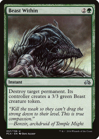 Beast Within [Planechase Anthology] Magic: The Gathering