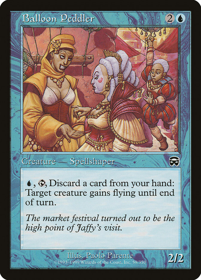 Balloon Peddler [Mercadian Masques] Magic: The Gathering