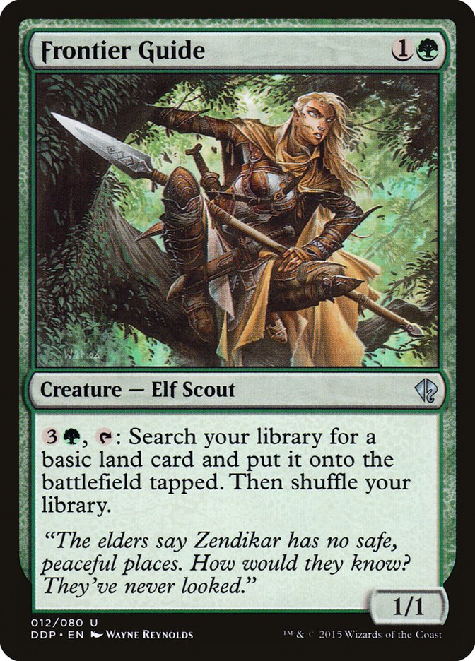 Frontier Guide [Duel Decks: Zendikar vs. Eldrazi] Magic: The Gathering