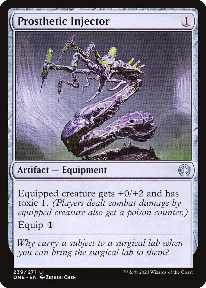 Prosthetic Injector [Phyrexia: All Will Be One] Magic: The Gathering