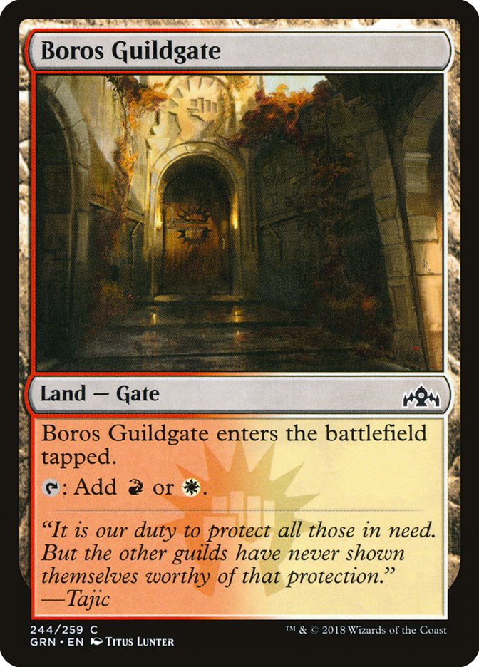 Boros Guildgate (244/259) [Guilds of Ravnica] Magic: The Gathering