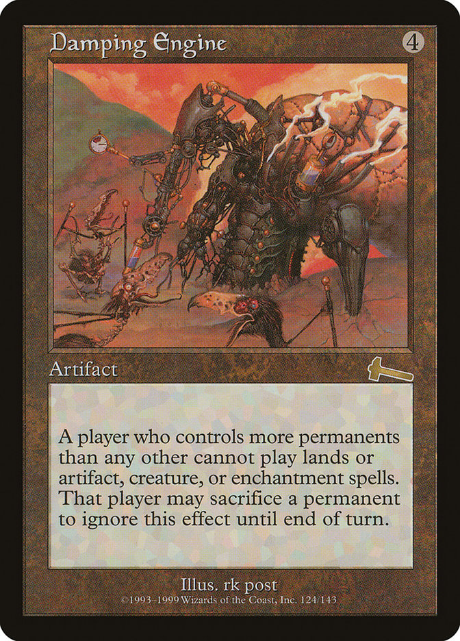 Damping Engine [Urza's Legacy] Magic: The Gathering
