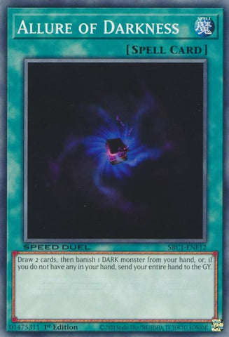 Allure of Darkness [SBC1-ENF12] Common Yu-Gi-Oh!