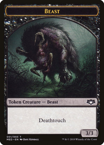 Beast Token [Mythic Edition Tokens] Magic: The Gathering