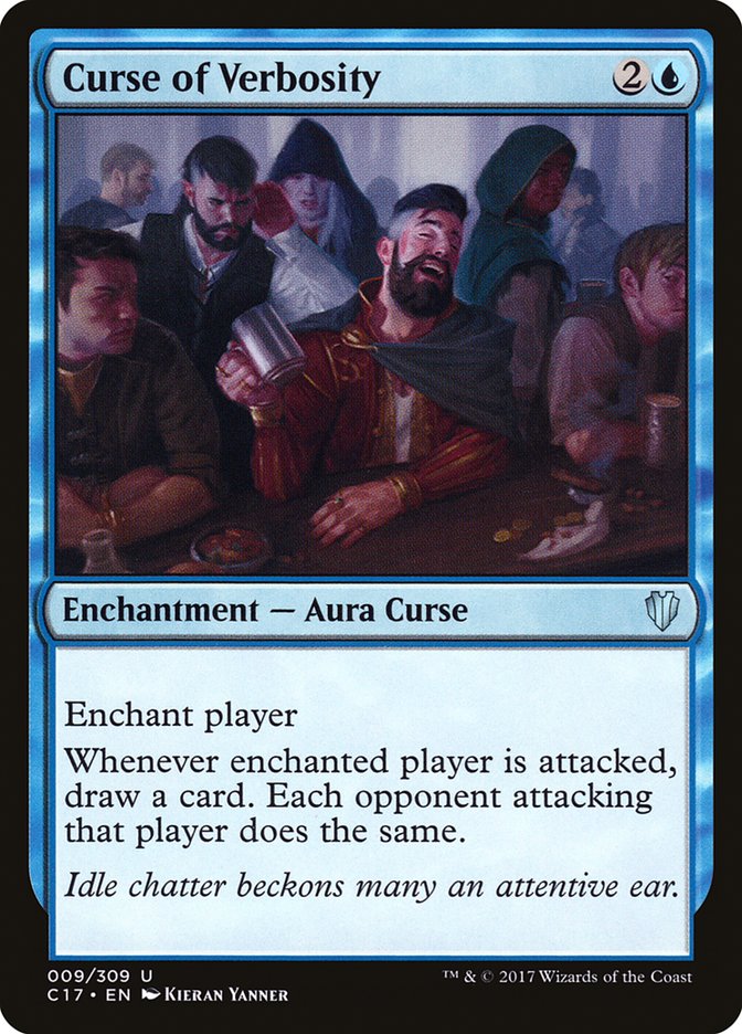 Curse of Verbosity [Commander 2017] Magic: The Gathering