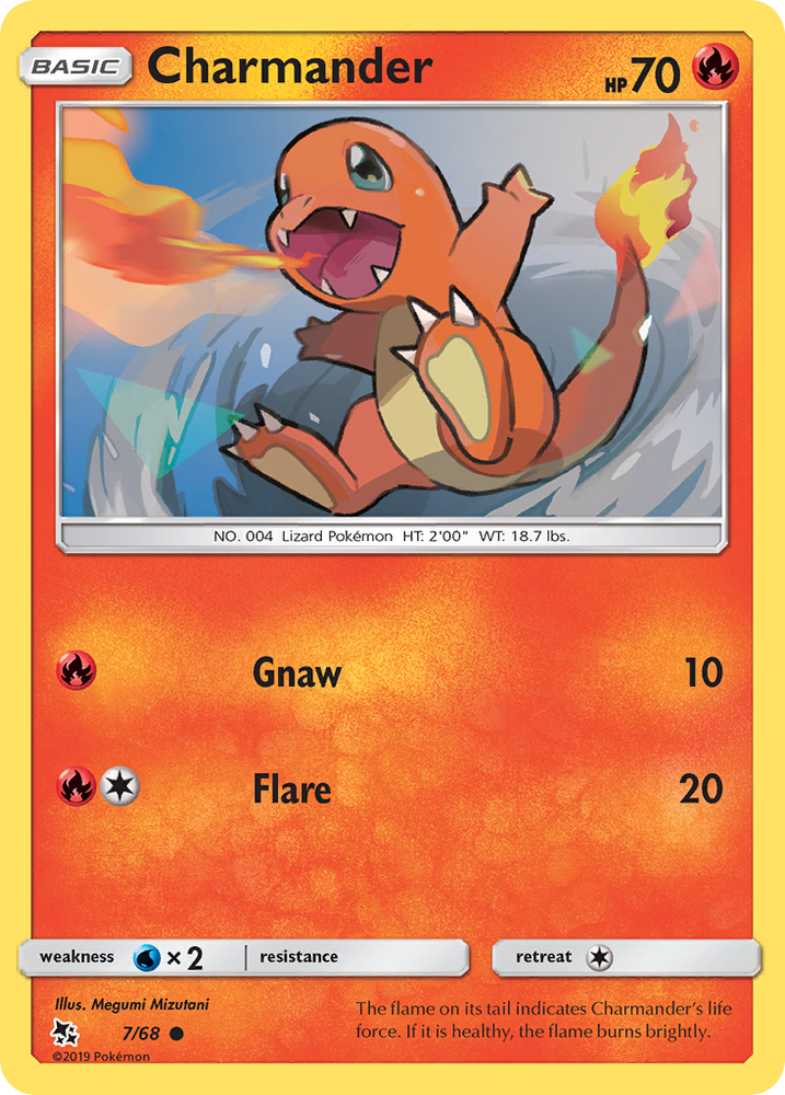Charmander (7/68) [Sun & Moon: Hidden Fates] Pokémon