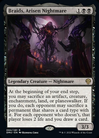Braids, Arisen Nightmare [Dominaria United] Magic: The Gathering