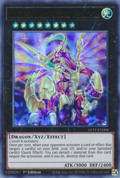 Hieratic Sky Dragon Overlord of Heliopolis [GFTP-EN004] Ultra Rare Yu-Gi-Oh!