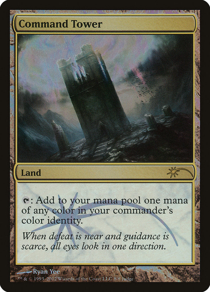 Command Tower [Judge Gift Cards 2012] Magic: The Gathering