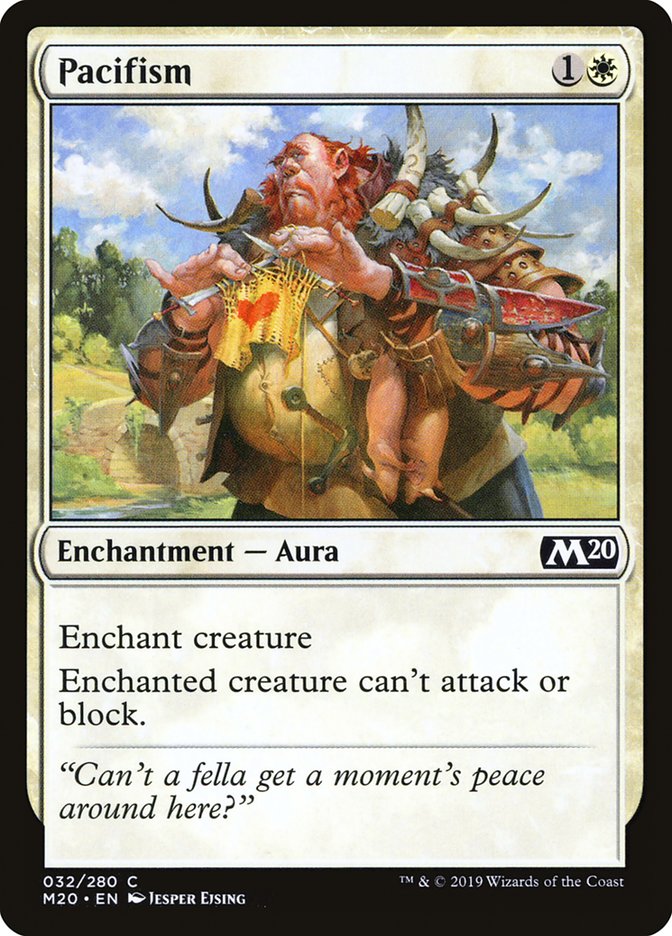 Pacifism [Core Set 2020] Magic: The Gathering