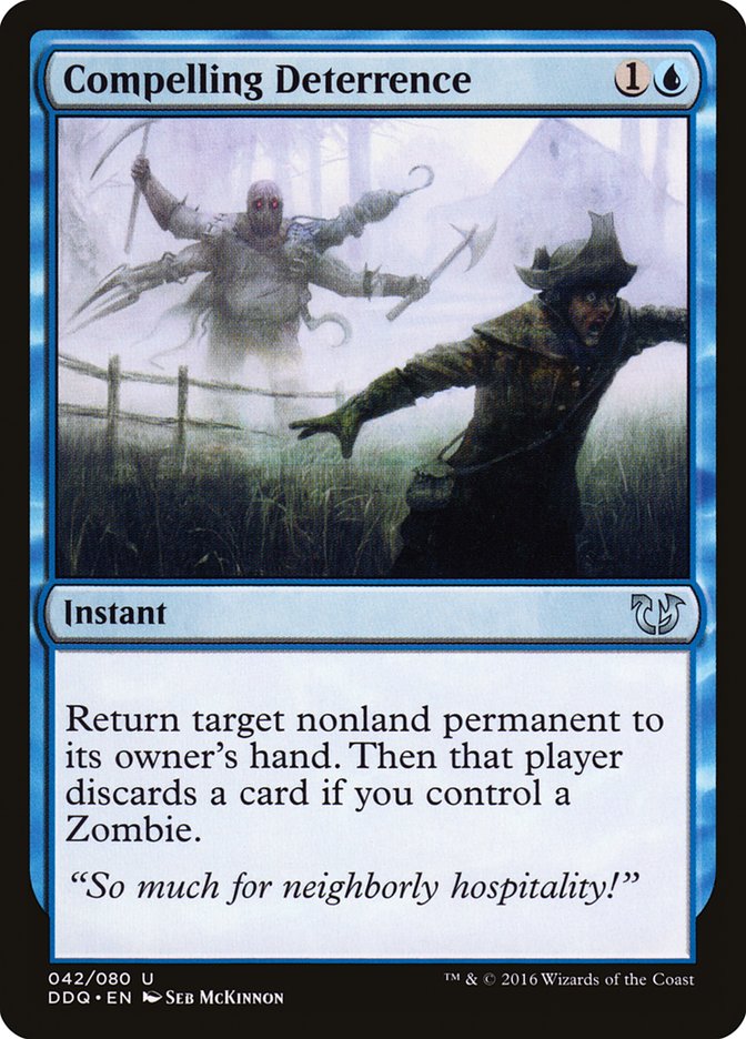 Compelling Deterrence [Duel Decks: Blessed vs. Cursed] Magic: The Gathering
