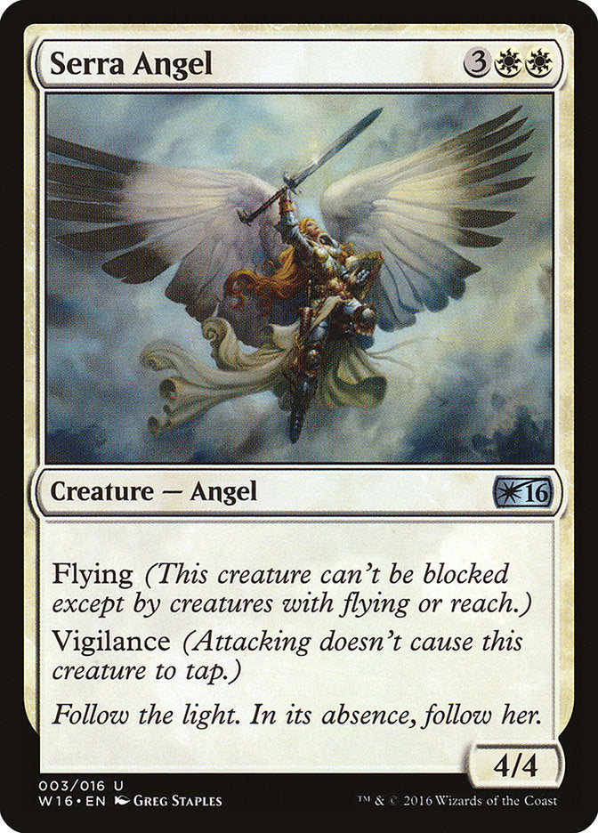 Serra Angel [Welcome Deck 2016] Magic: The Gathering