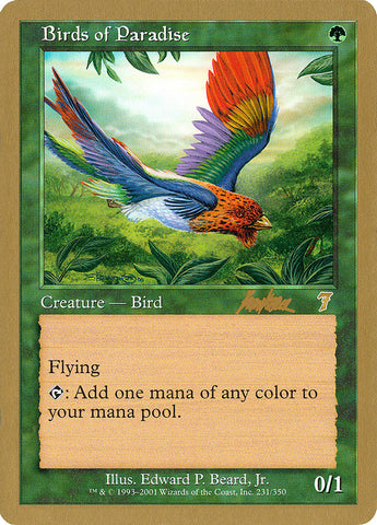 Birds of Paradise (Brian Kibler) [World Championship Decks 2002] Magic: The Gathering