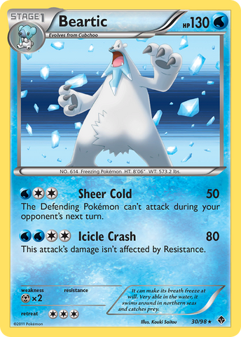 Beartic (30/98) [Black & White: Emerging Powers] Pokémon