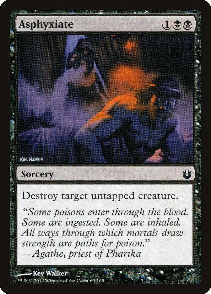 Asphyxiate [Born of the Gods] Magic: The Gathering