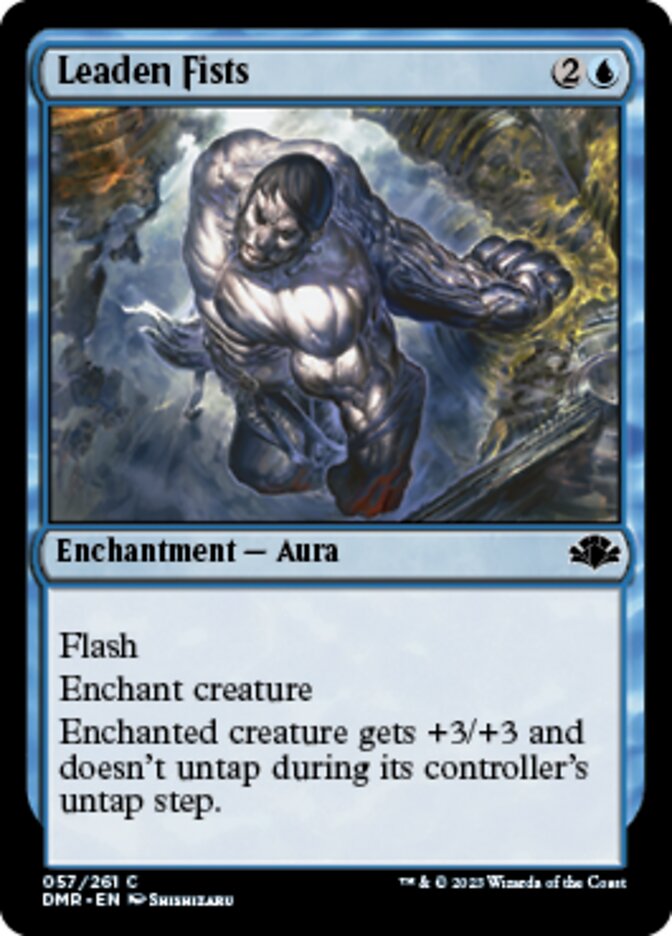 Leaden Fists [Dominaria Remastered] Magic: The Gathering