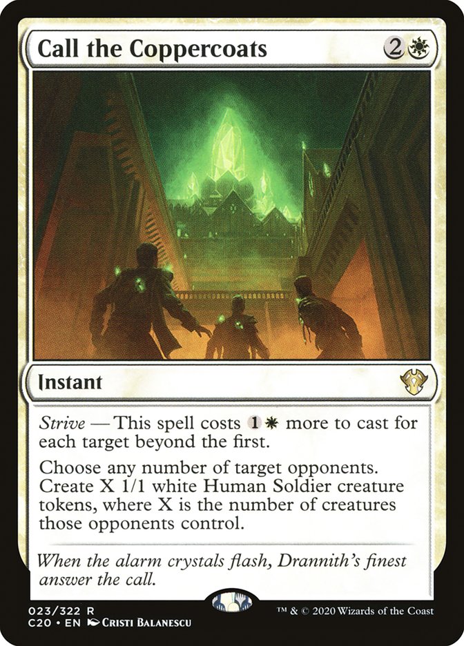 Call the Coppercoats [Commander 2020] Magic: The Gathering