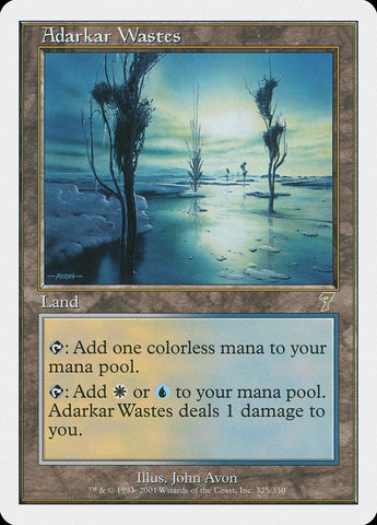 Adarkar Wastes [Seventh Edition] Magic: The Gathering