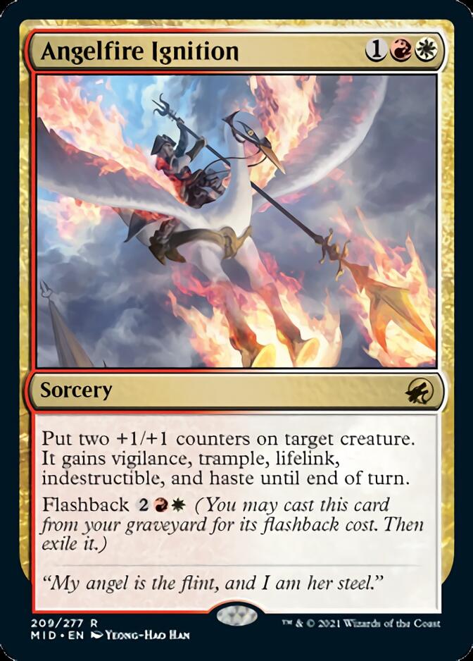 Angelfire Ignition [Innistrad: Midnight Hunt] Magic: The Gathering