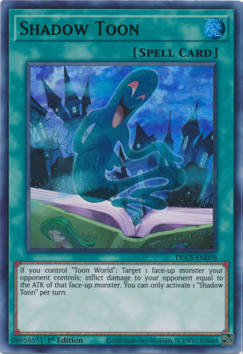 Shadow Toon (Green) [DLCS-EN076] Ultra Rare Yu-Gi-Oh!