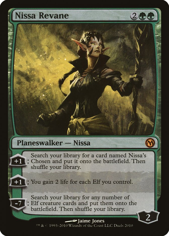 Nissa Revane (Duels of the Planeswalkers Promos) [Duels of the Planeswalkers Promos 2010] Magic: The Gathering