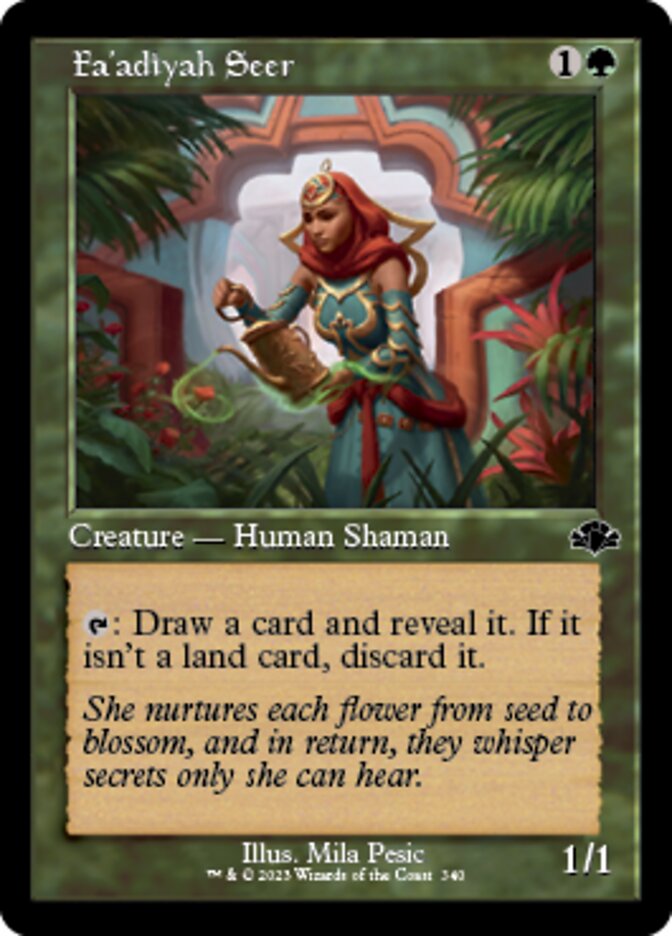 Fa'adiyah Seer (Retro) [Dominaria Remastered] Magic: The Gathering