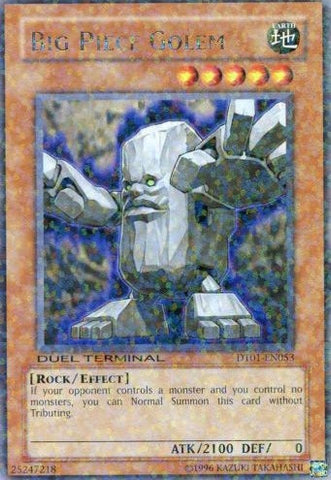 Big Piece Golem [DT01-EN053] Rare Yu-Gi-Oh!