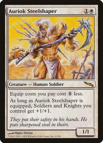 Auriok Steelshaper [Mirrodin] Magic: The Gathering