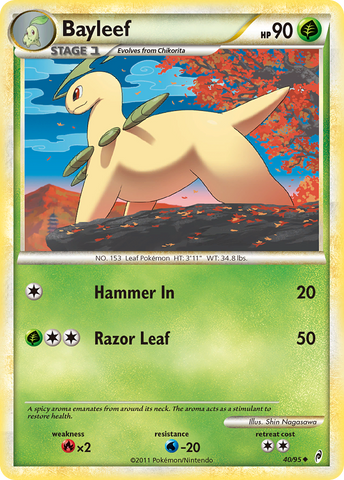 Bayleef (40/95) [HeartGold & SoulSilver: Call of Legends] Pokémon
