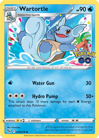 Wartortle (016/078) [Pokémon GO] Pokémon