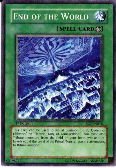 End of the World [SOI-EN046] Common Yu-Gi-Oh!