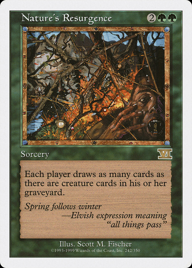 Nature's Resurgence [Classic Sixth Edition] Magic: The Gathering
