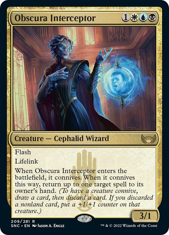 Obscura Interceptor [Streets of New Capenna] Magic: The Gathering