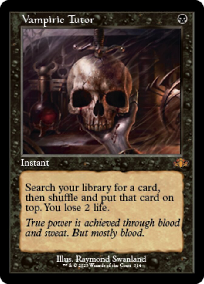 Vampiric Tutor (Retro) [Dominaria Remastered] Magic: The Gathering