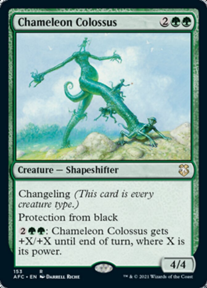 Chameleon Colossus [Dungeons & Dragons: Adventures in the Forgotten Realms Commander] Magic: The Gathering