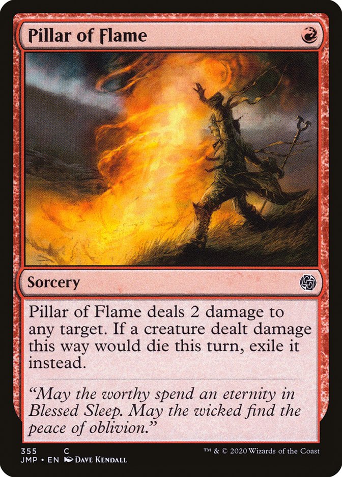 Pillar of Flame [Jumpstart] Magic: The Gathering