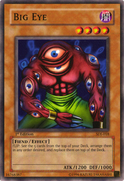 Big Eye [SDJ-018] Common Yu-Gi-Oh!