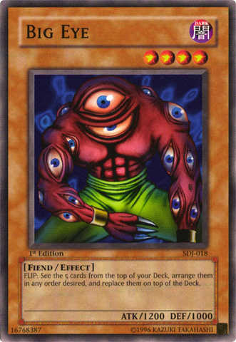 Big Eye [SDJ-018] Common Yu-Gi-Oh!