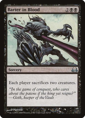 Barter in Blood [Duel Decks: Divine vs. Demonic] Magic: The Gathering