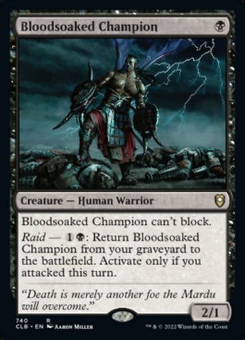 Bloodsoaked Champion [Commander Legends: Battle for Baldur's Gate] Magic: The Gathering