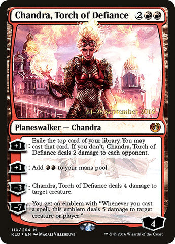 Chandra, Torch of Defiance [Kaladesh Prerelease Promos] Magic: The Gathering
