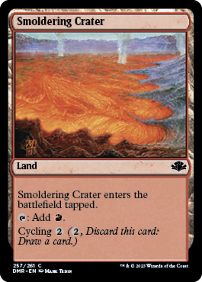 Smoldering Crater [Dominaria Remastered] Magic: The Gathering
